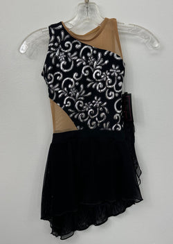 Black/Silver W06 Child Small Un-Beaded