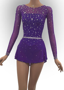 Beaded B511 Purple Adult XSmall
