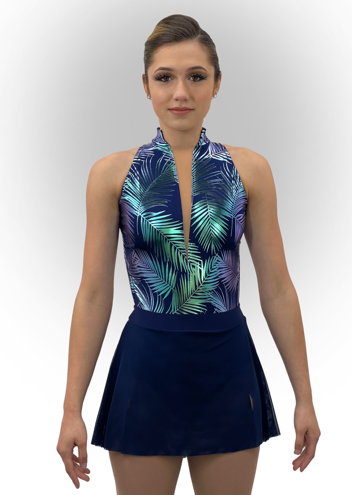 Navy Palm W17 Adult Small Un-Beaded